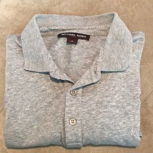 Michael Kors Gray Polo Shirt